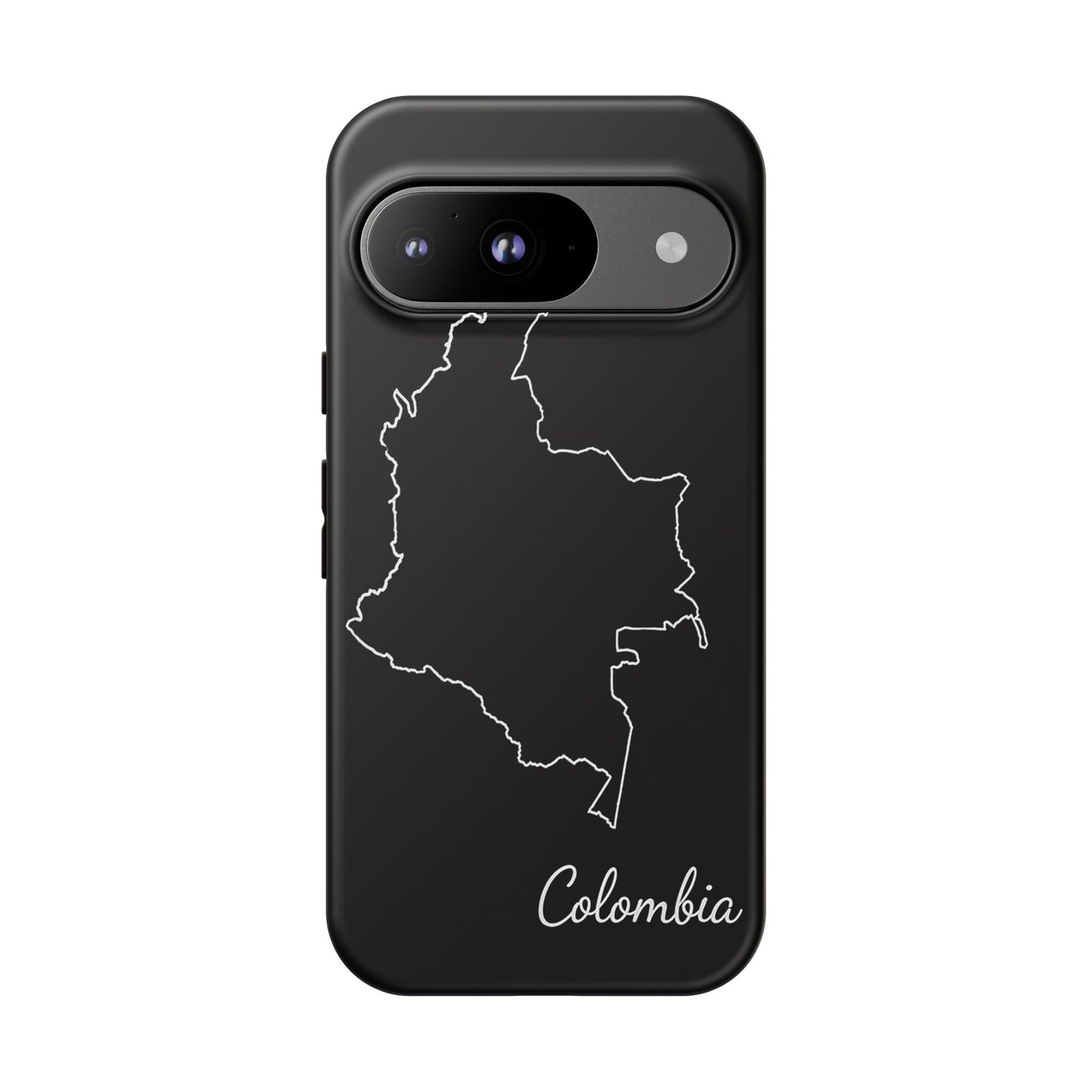 Colombia Outline Phone Case – Minimal Country Map Tough Case (iPhone, Samsung, Pixel)