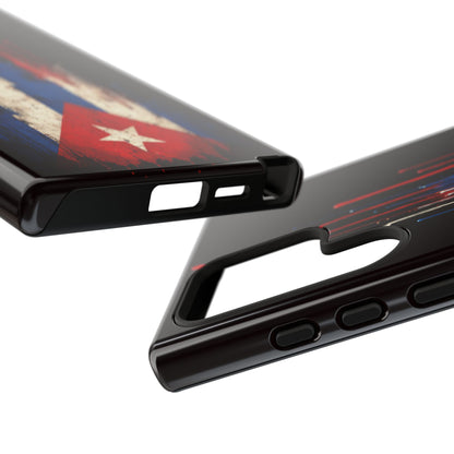 Cuban Flag Phone Case | Cuba Flag Tough Case | Patriotic Cuban Pride iPhone Samsung Protective Cover