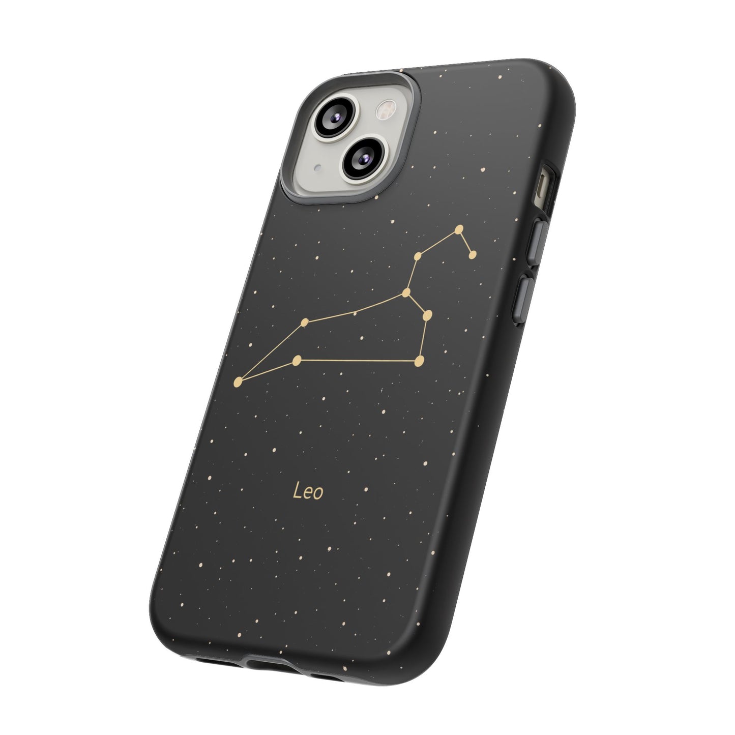 Leo Zodiac Constellation Phone Case – Luxe Gold Celestial Cover