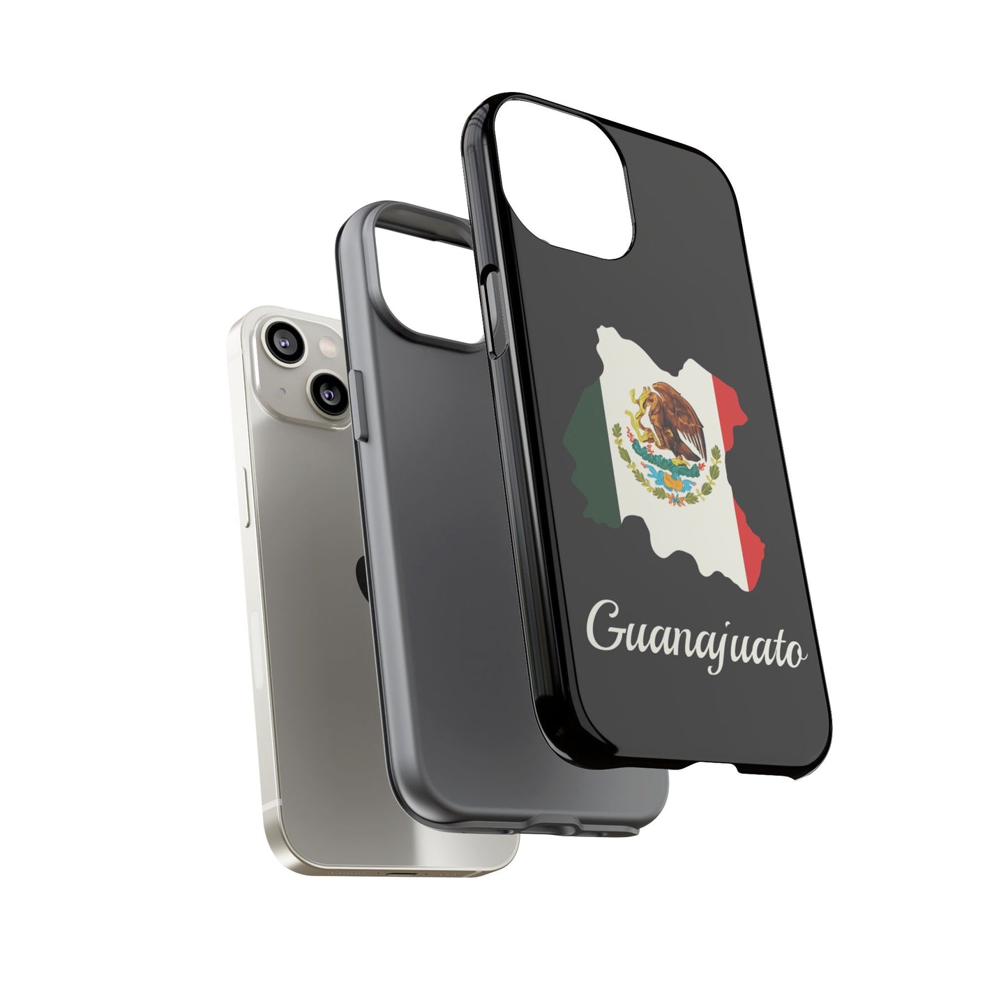 Guanajuato Mexico Flag Map Phone Case | Mexican American Pride Tough Case for iPhone & Samsung
