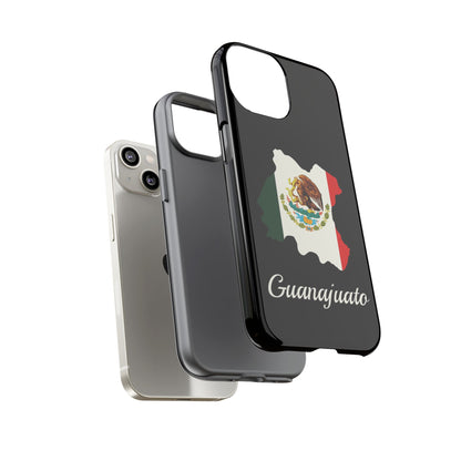 Guanajuato Mexico Flag Map Phone Case | Mexican American Pride Tough Case for iPhone & Samsung