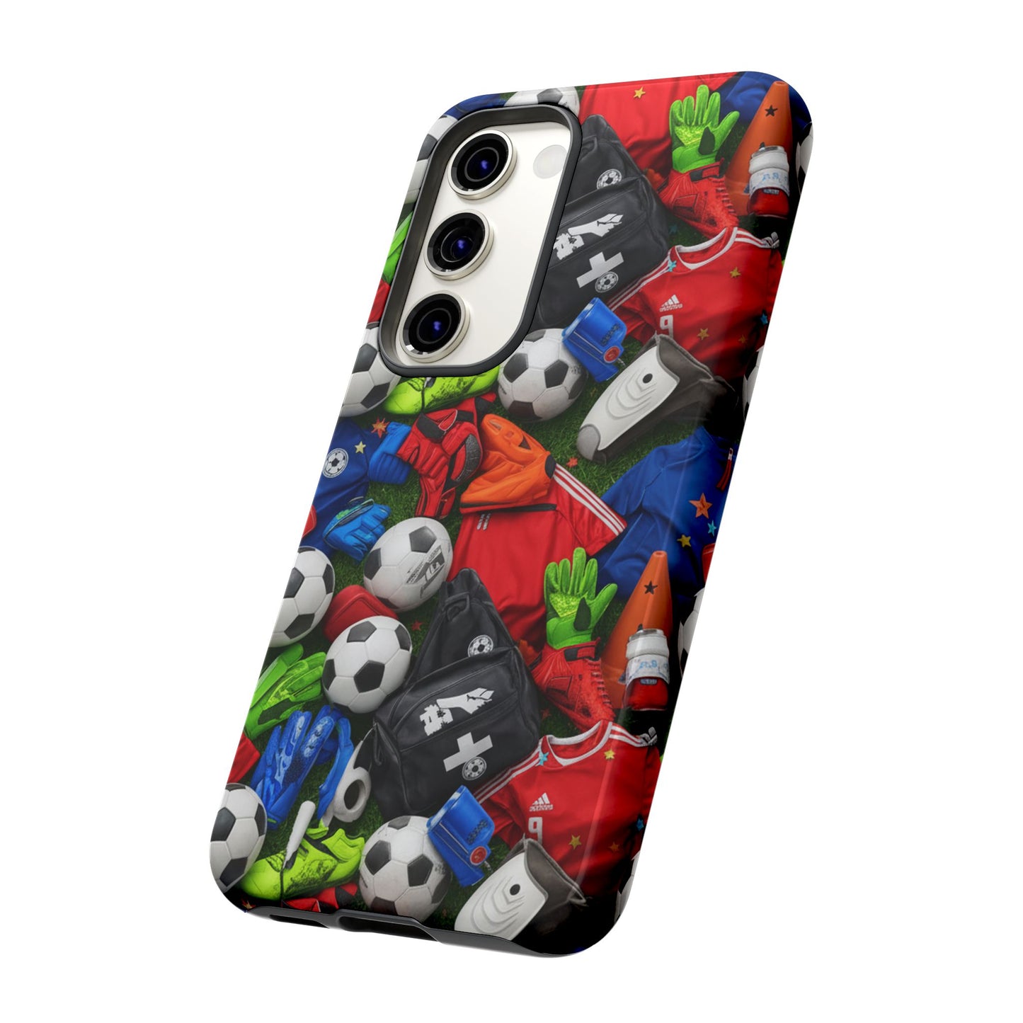 Soccer Ball Pattern Phone Case – Sports Fan Tough Protective Game Day Case