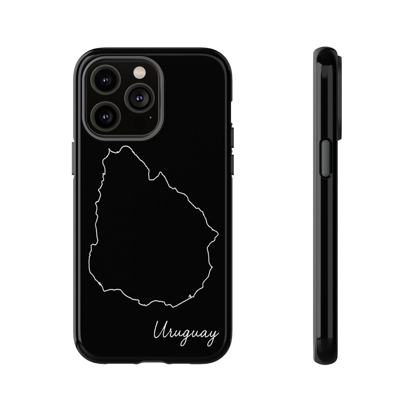 Uruguay Outline Phone Case – Minimal Country Map Tough Case (iPhone, Samsung, Pixel)