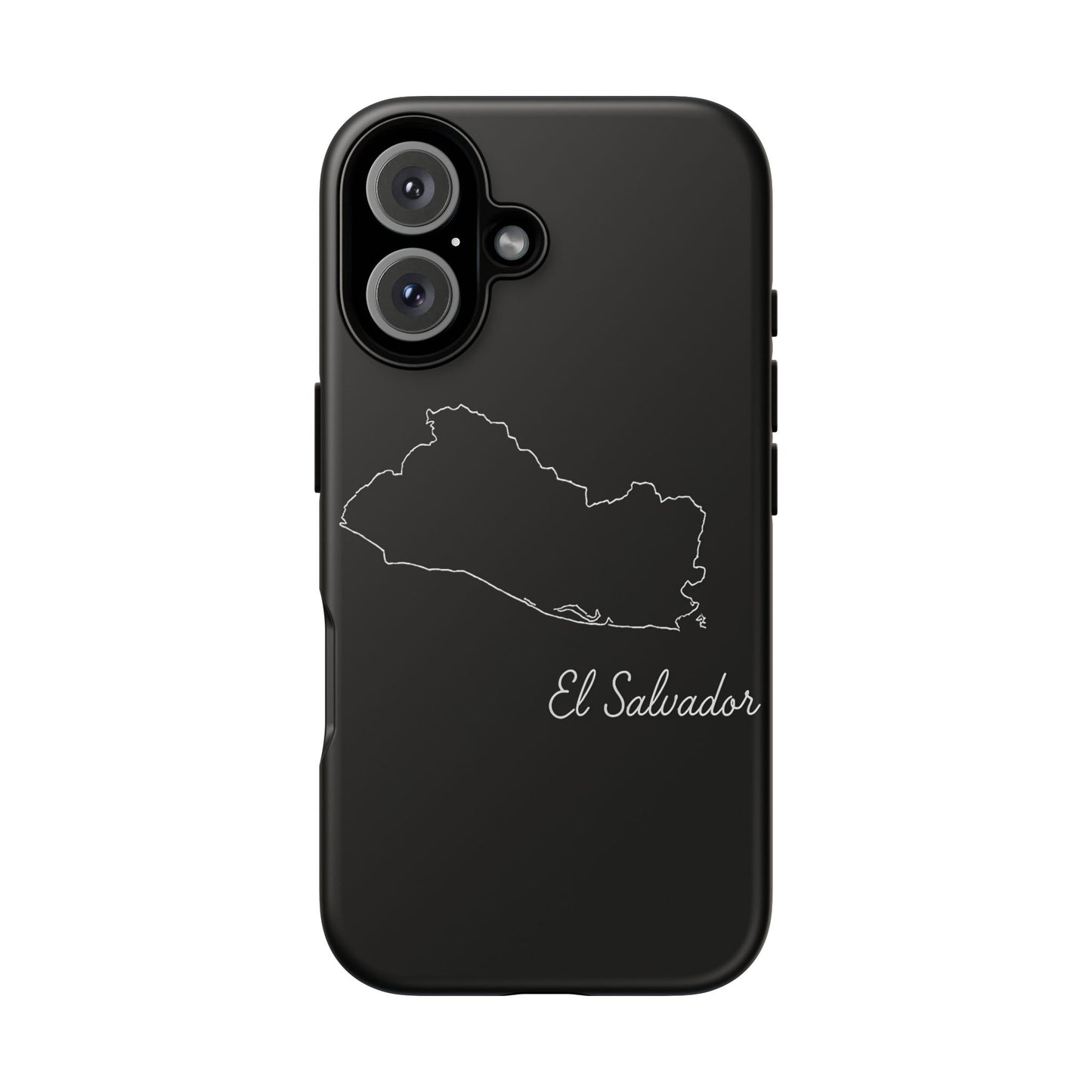 El Salvador Outline Phone Case – Minimal Country Map Tough Case (iPhone, Samsung, Pixel)