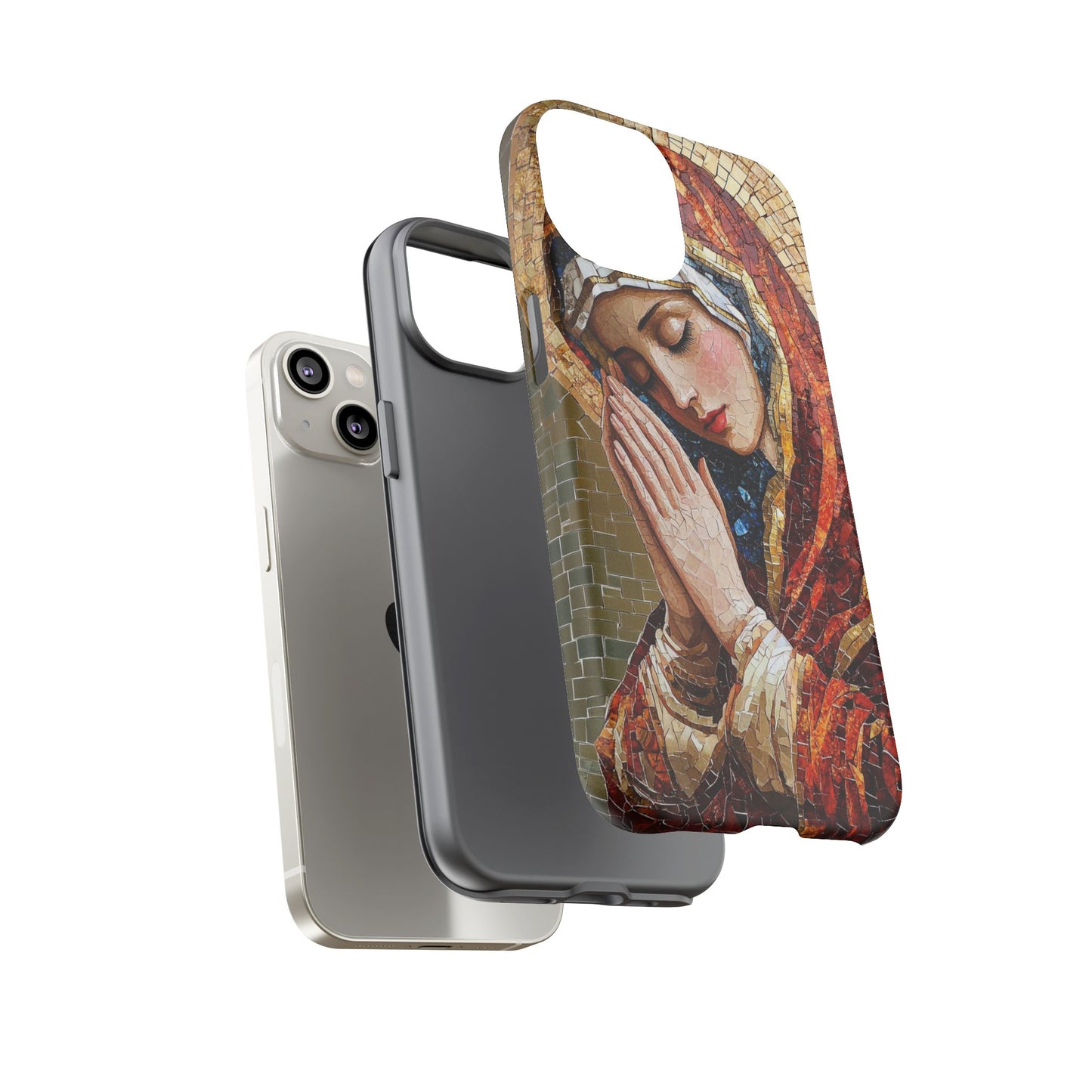 Virgin Mary Phone Case, Catholic Phone Case, Christian Aesthetic Case, Religious iPhone Case, Saint Art Case, Faith Gift