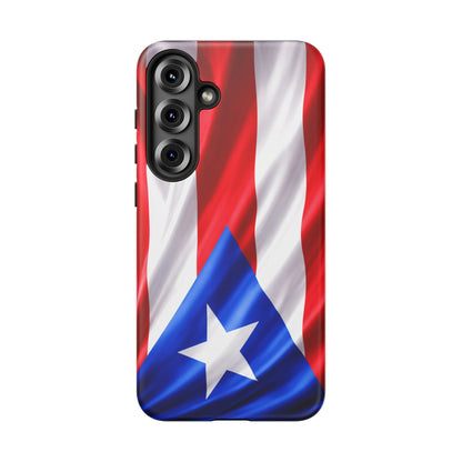 Puerto Rico Flag Phone Case | Boricua Pride Tough Case | Puerto Rican Flag Protective Cover for iPhone & Samsung