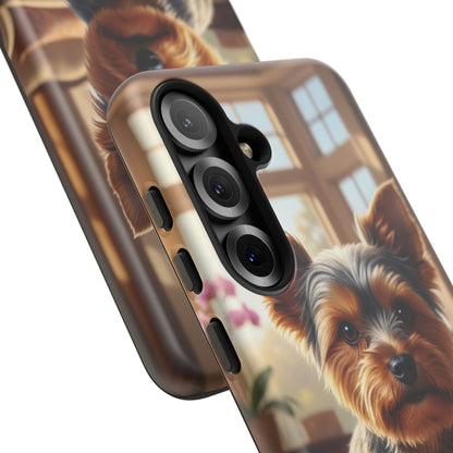 Yorkshire Terrier Phone Case – Cute Yorkie Puppy Tough Case (iPhone, Samsung, Pixel)