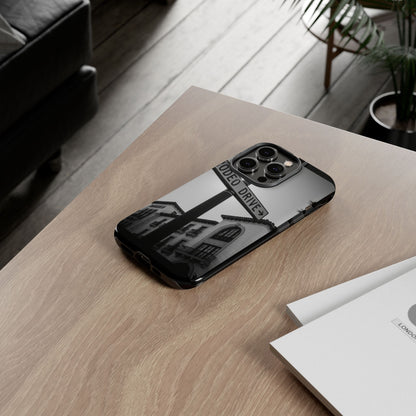 Rodeo Drive Phone Case | Los Angeles Aesthetic Black & White Photography | Luxury LA Street Tough Case for iPhone & Samsung