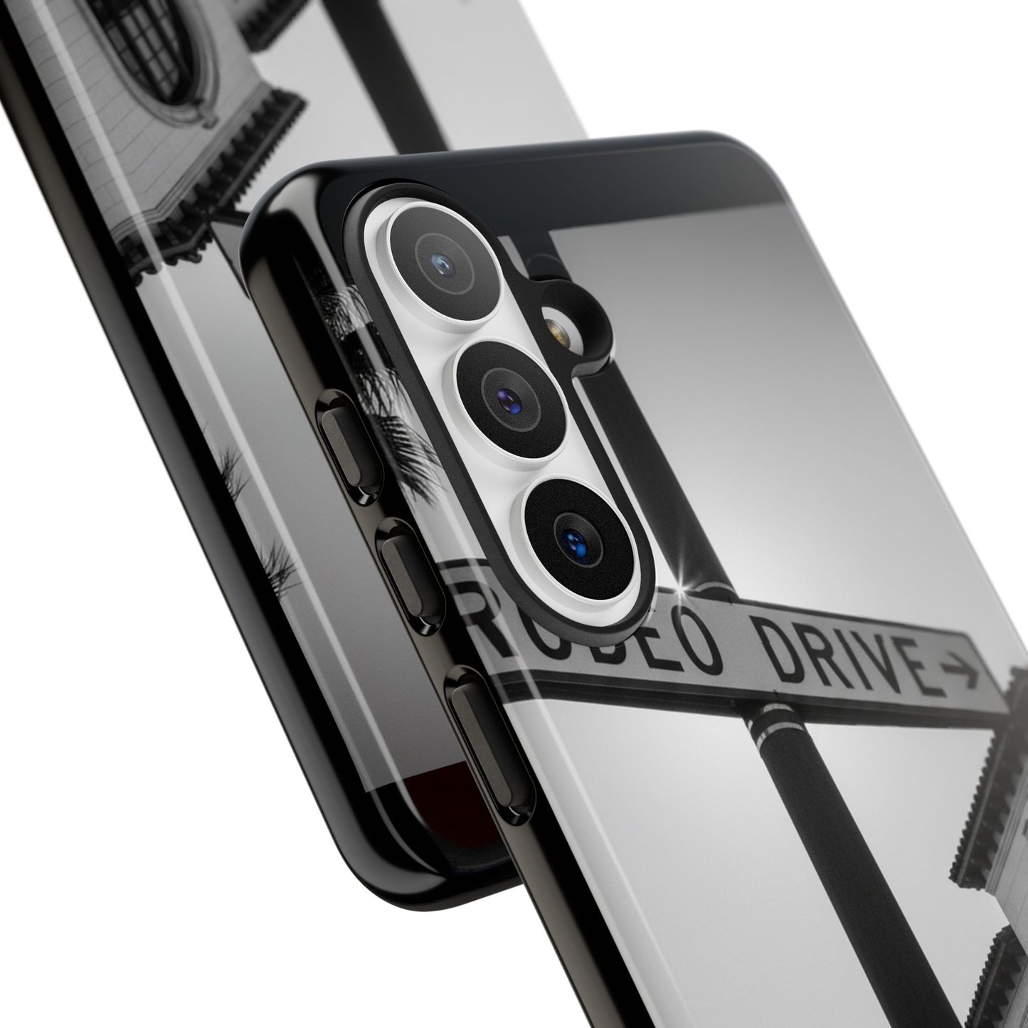 Rodeo Drive Phone Case | Los Angeles Aesthetic Black & White Photography | Luxury LA Street Tough Case for iPhone & Samsung