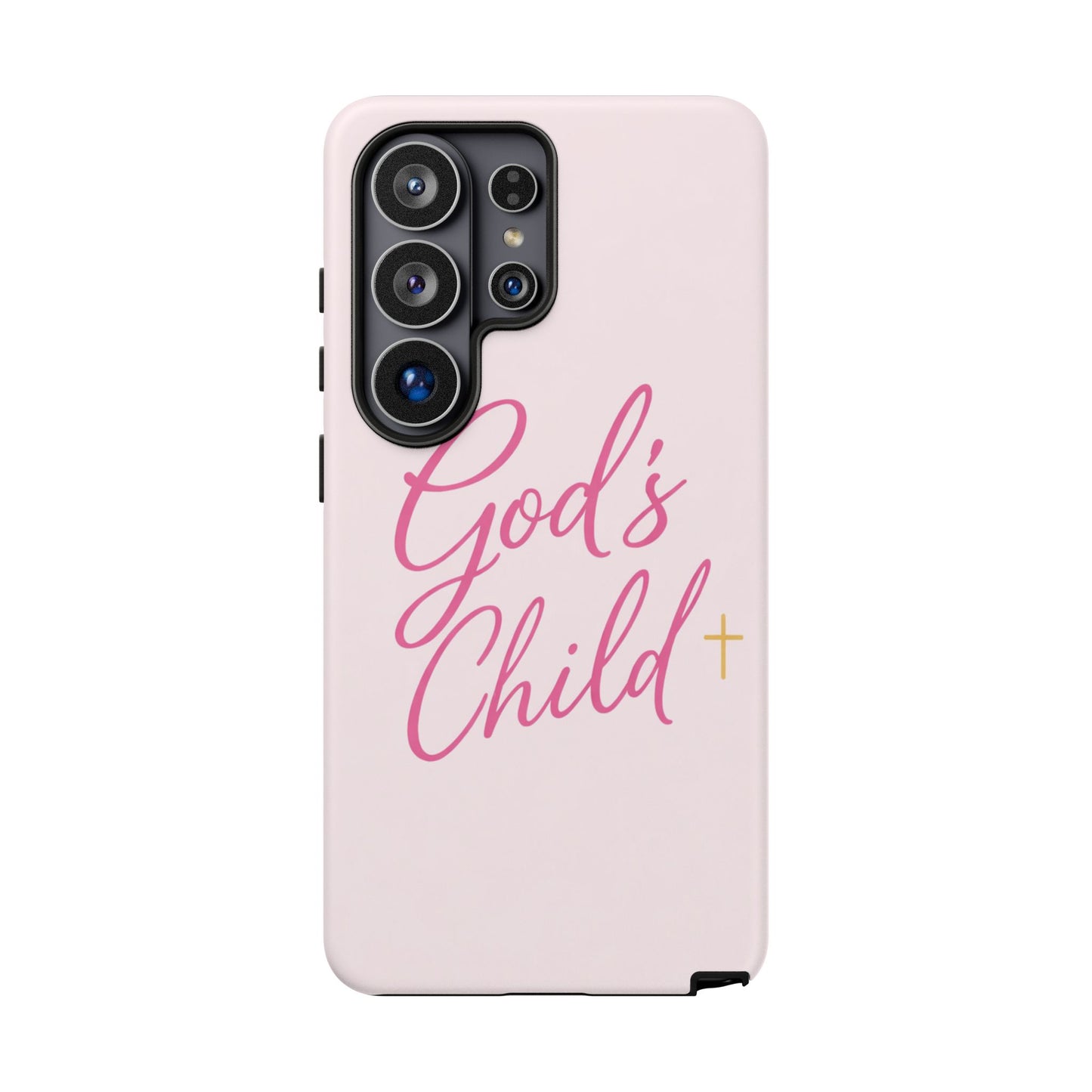 Gods Child Phone Case Christian Pink Aesthetic Tough iPhone Case