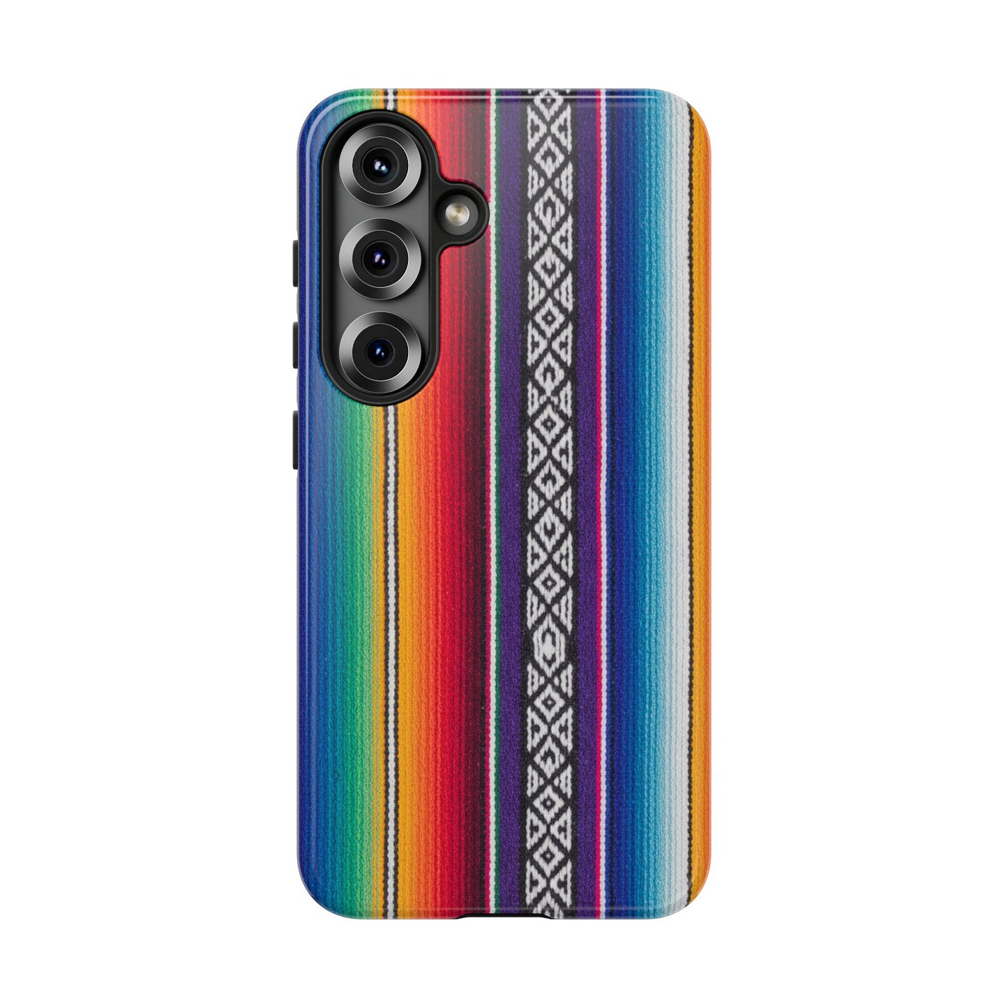 Serape Stripe Phone Case – Colorful Mexican Blanket Pattern Tough Case