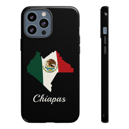 Chiapas Mexico Flag Map Phone Case | Mexican American Pride Tough Case for iPhone & Samsung