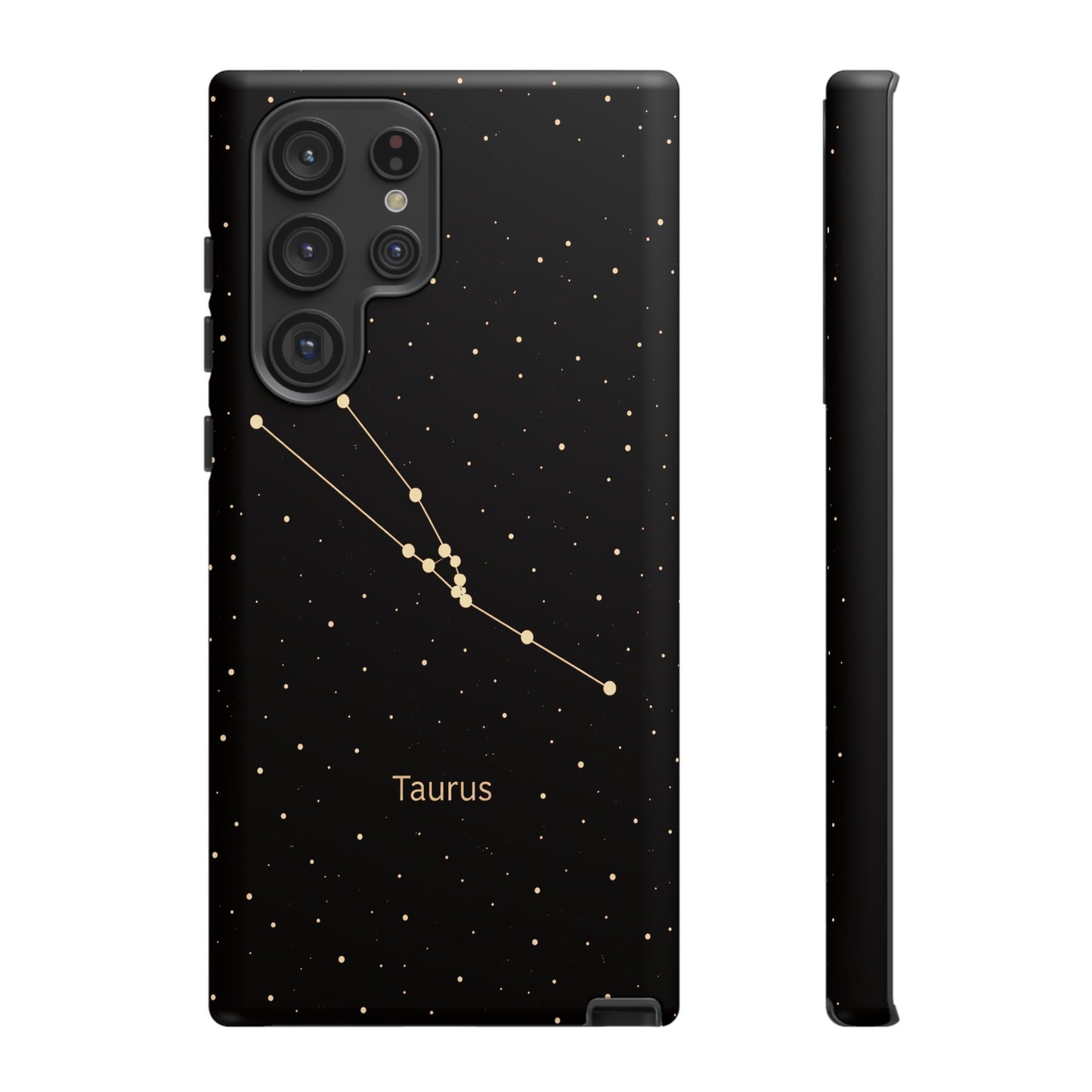 Taurus Zodiac Constellation Phone Case – Luxe Gold Celestial Cover