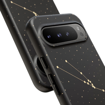 Taurus Zodiac Constellation Phone Case – Luxe Gold Celestial Cover