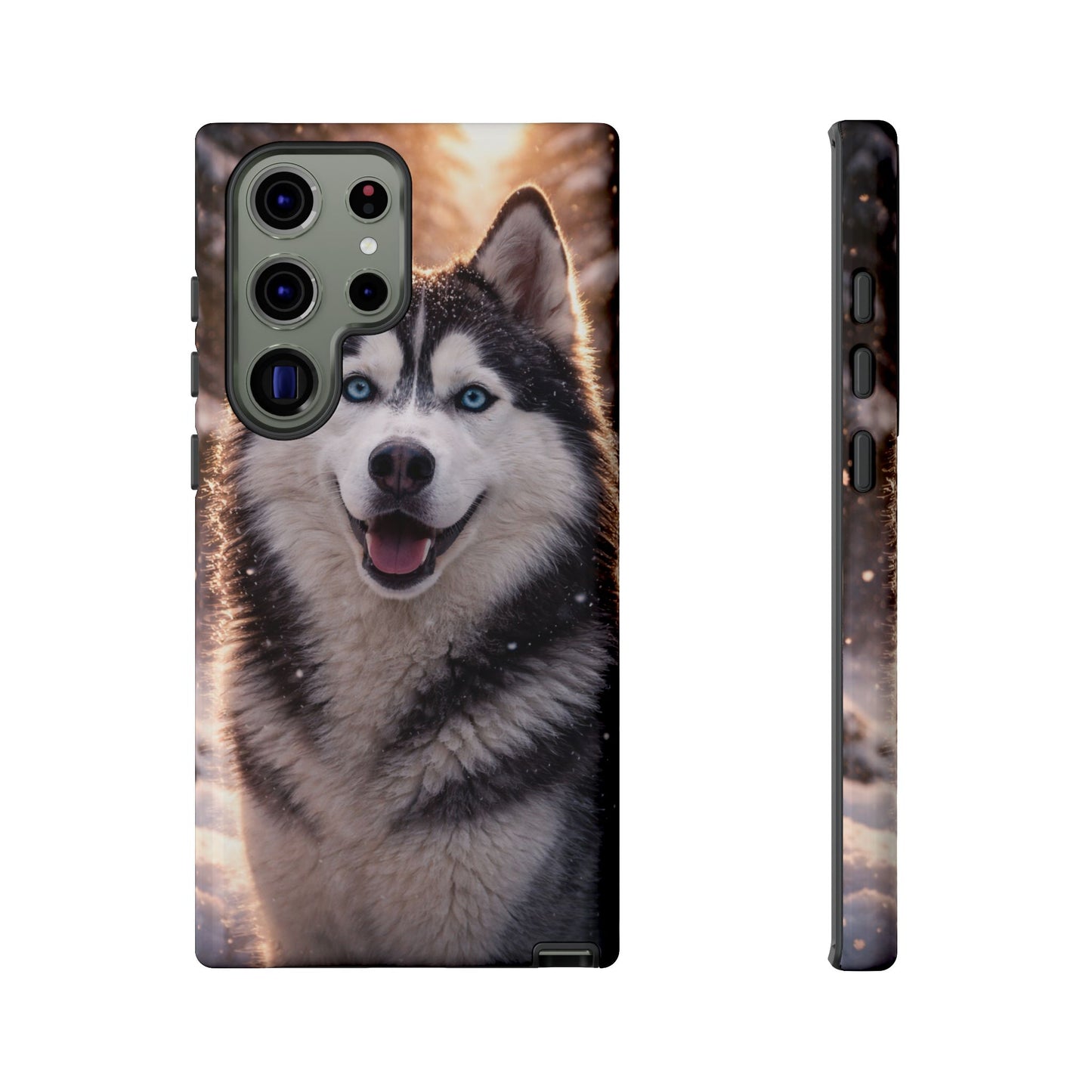 Siberian Husky Tough Phone Case | Blue Eyes Dog Cover Protective iPhone Case