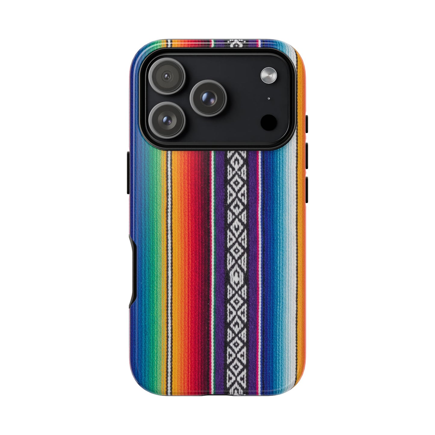 Serape Stripe Phone Case – Colorful Mexican Blanket Pattern Tough Case