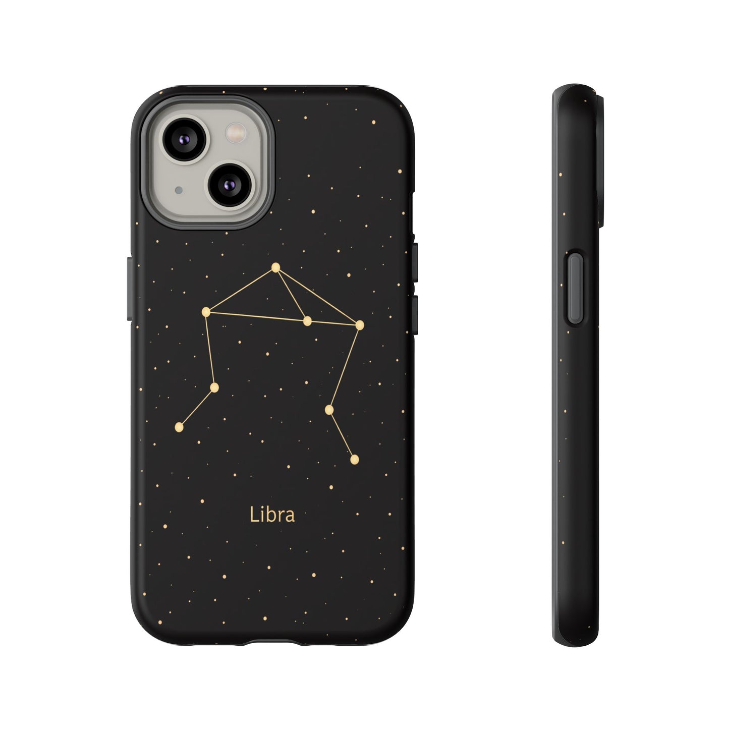 Libra Zodiac Constellation Phone Case – Luxe Gold Celestial Cover