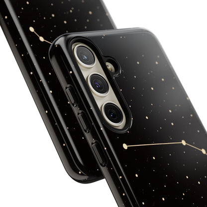 Aries Zodiac Constellation Phone Case – Luxe Gold Celestial Cover