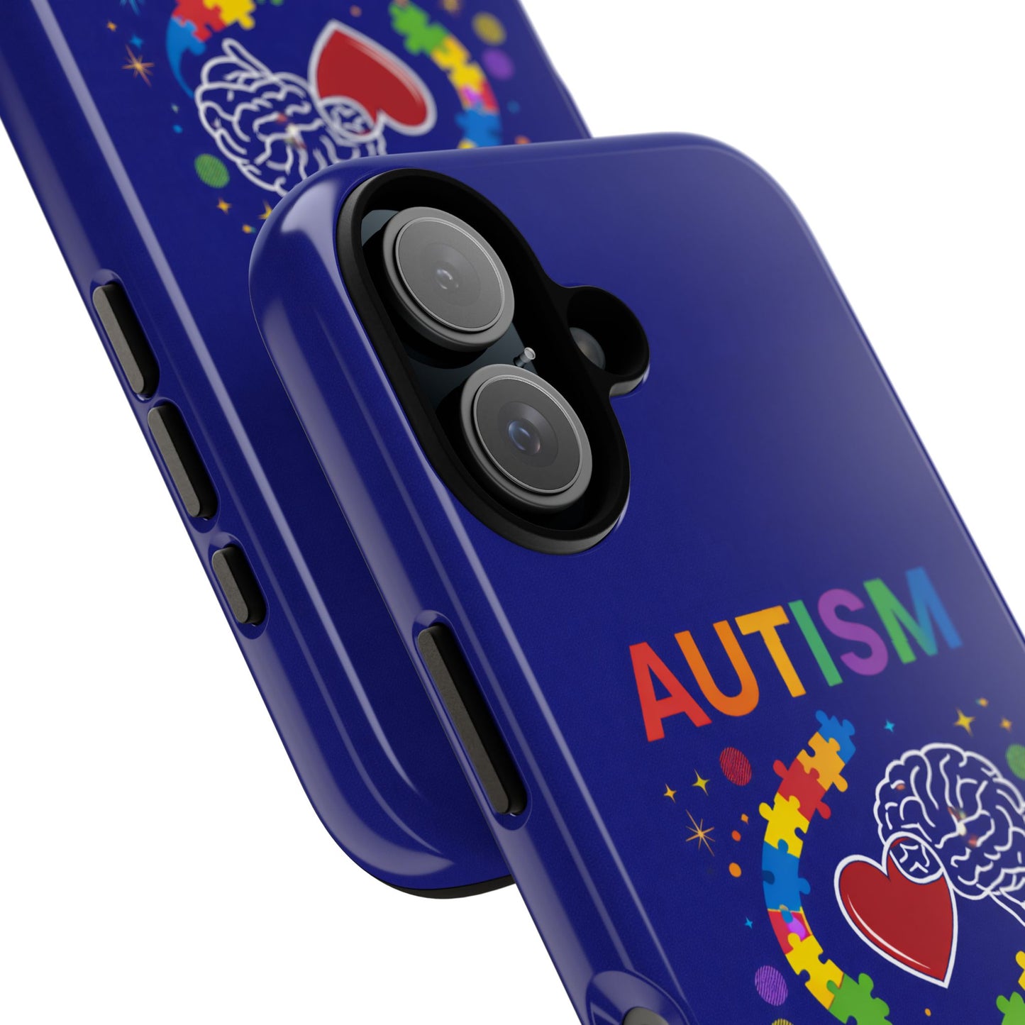 Autism Awareness Tough Case – "Love Connects All Pieces" Phone Case for Iphone, Samsung Galaxy and Pixel