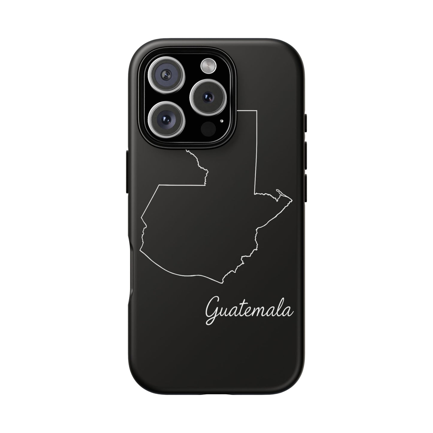 Guatemala Outline Phone Case – Minimal Country Map Tough Case (iPhone, Samsung, Pixel)