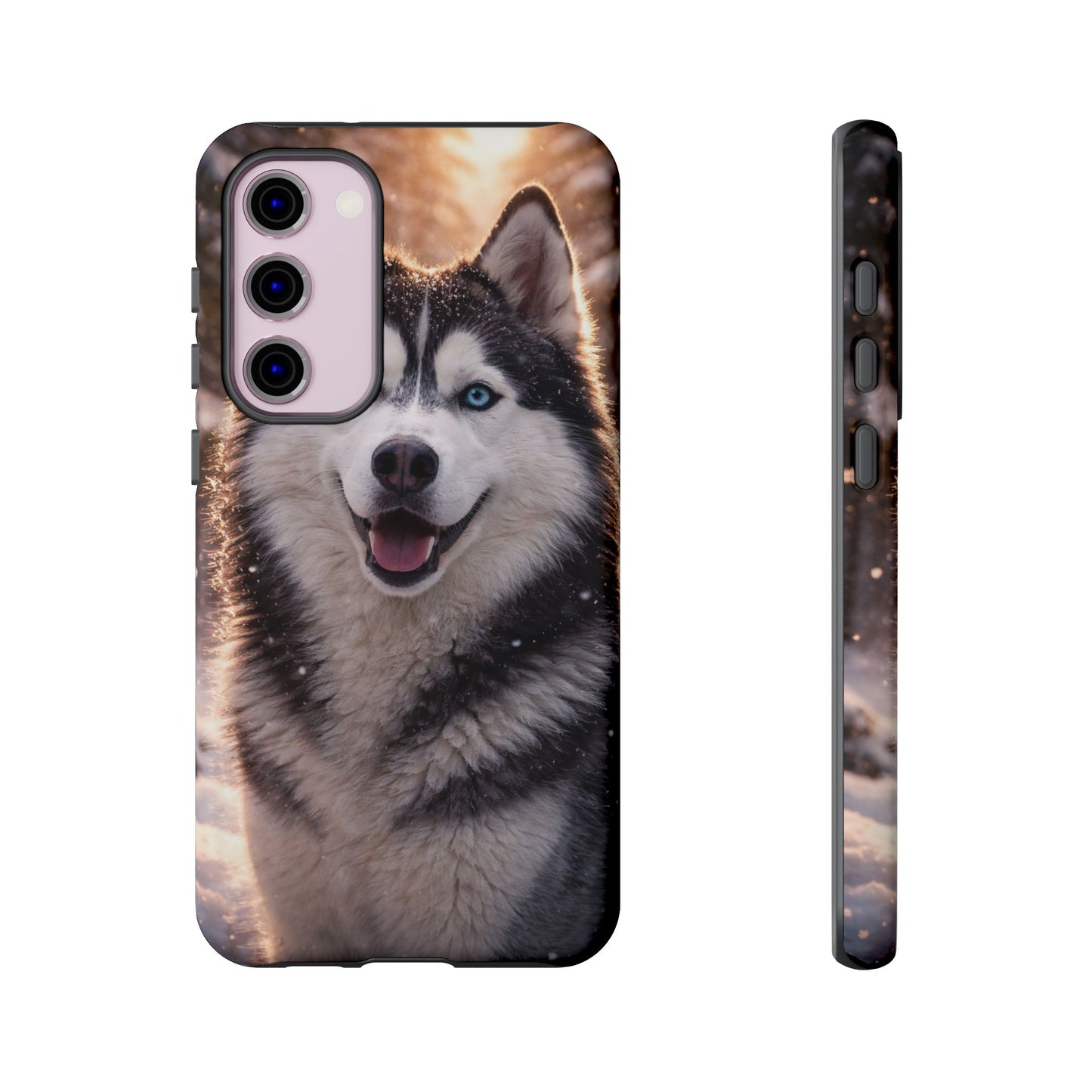 Siberian Husky Tough Phone Case | Blue Eyes Dog Cover Protective iPhone Case