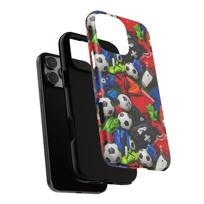 Soccer Ball Pattern Phone Case – Sports Fan Tough Protective Game Day Case