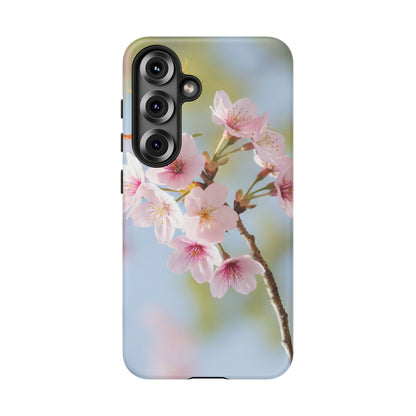 Cherry Blossom Phone Case – Pink Floral Tough Case (iPhone, Samsung Galaxy, Pixel)