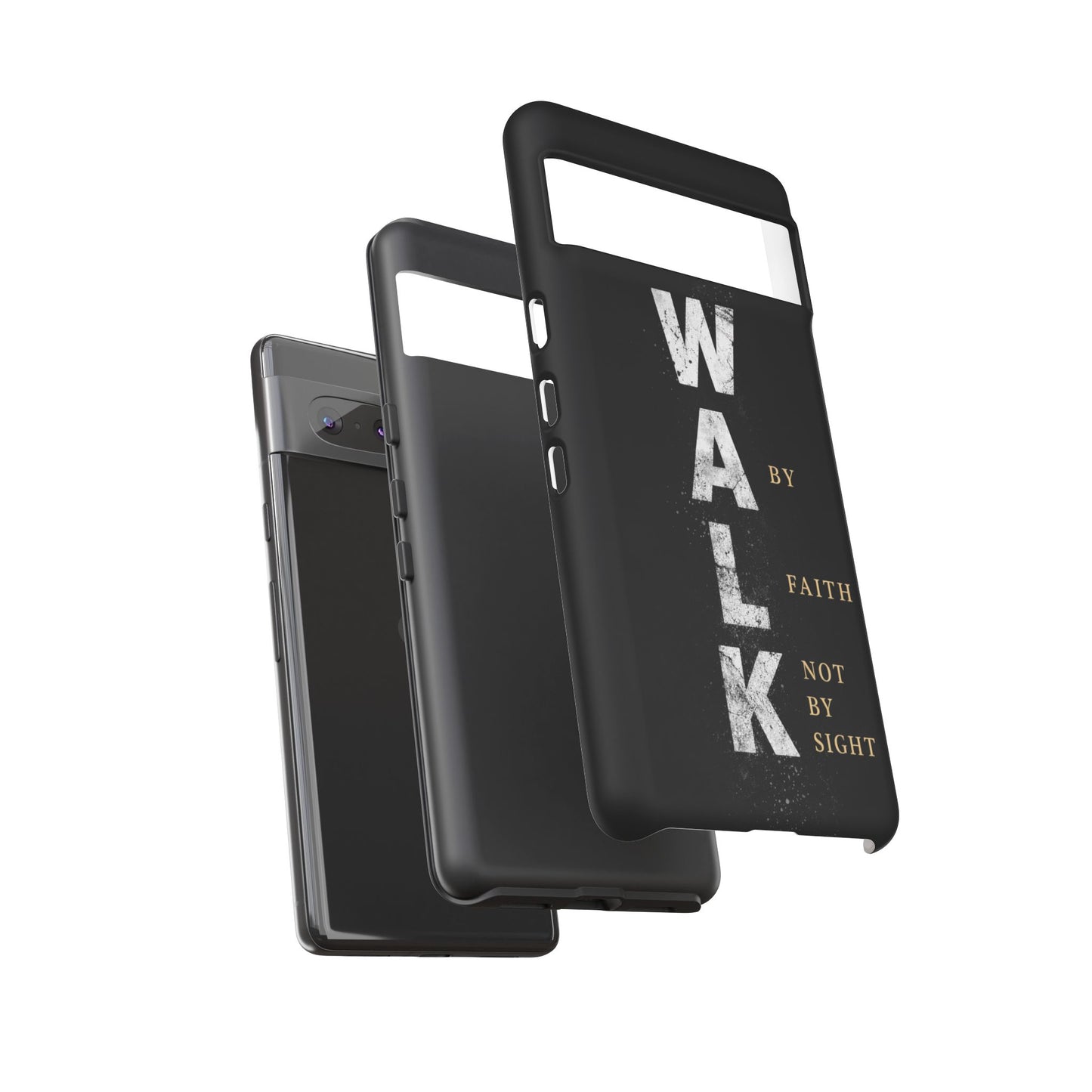 Walk by Faith Not by Sight Christian Phone Case Bible Verse Faith Cover