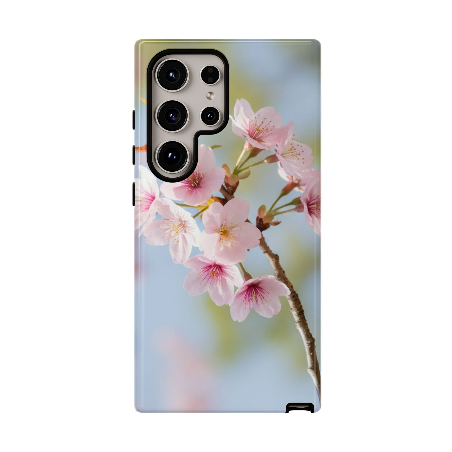 Cherry Blossom Phone Case – Pink Floral Tough Case (iPhone, Samsung Galaxy, Pixel)