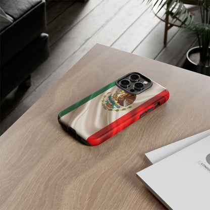 Mexico Flag Phone Case | Mexican Pride iPhone & Samsung Case | Tricolor Aesthetic Tough Protective Cover