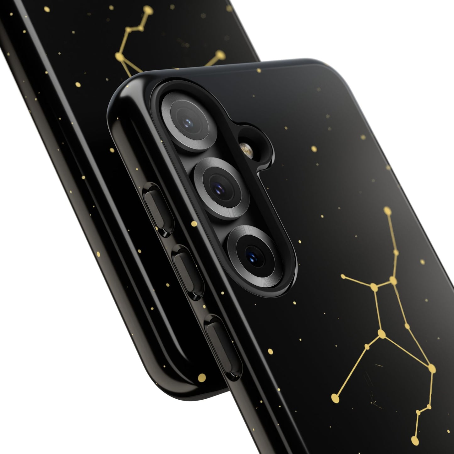 Virgo Zodiac Constellation Phone Case – Luxe Gold Celestial Cover