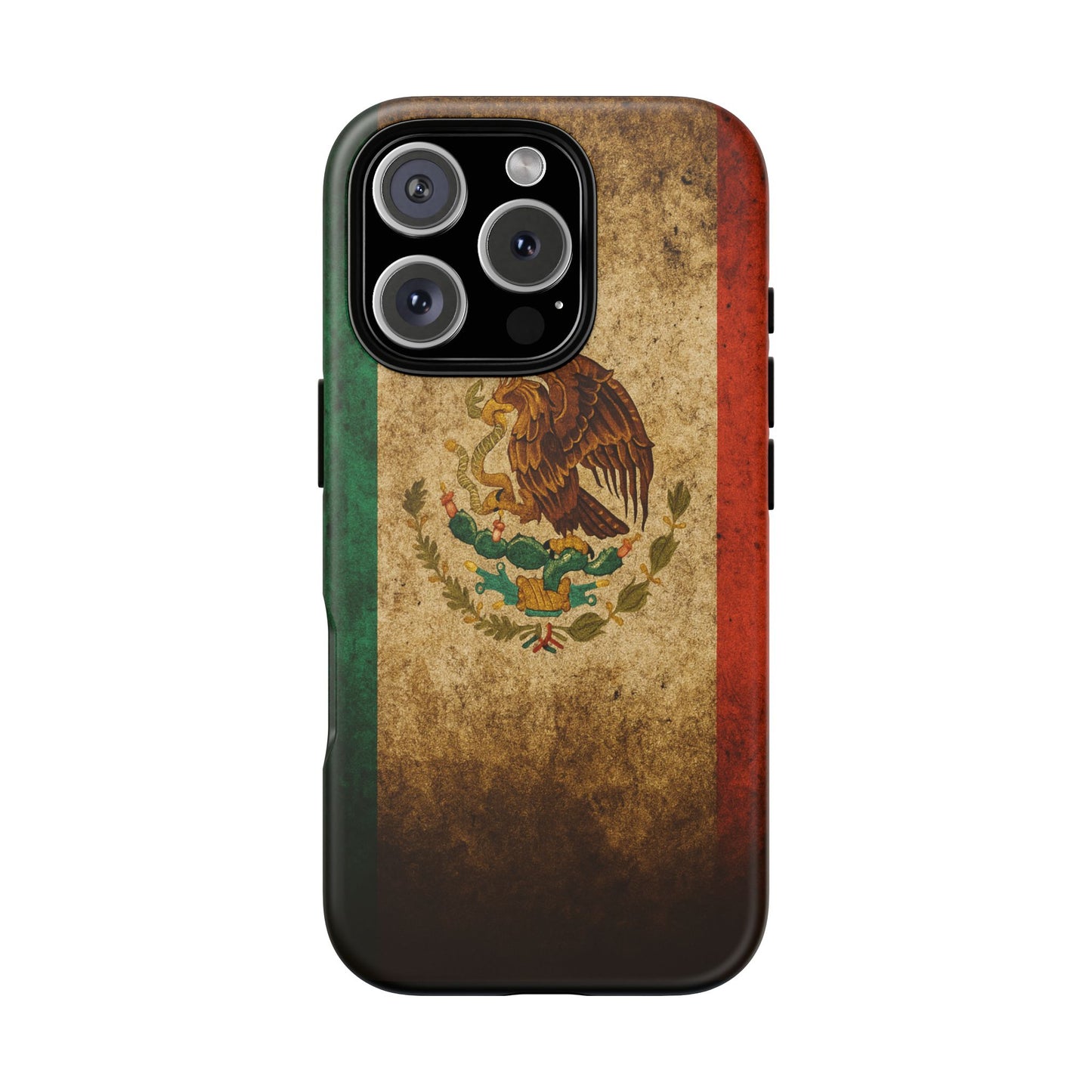Vintage Mexico Flag Phone Case – Mexican Pride Grunge Flag Aesthetic Tough Case