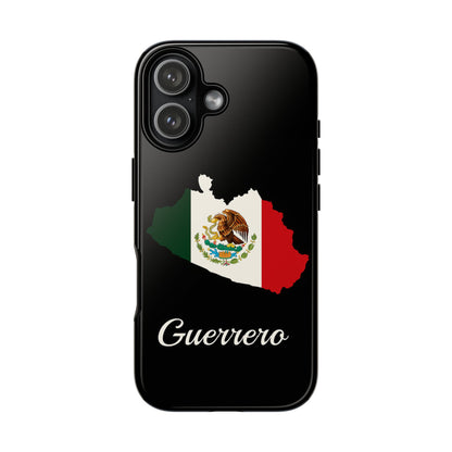 Guerrero Mexico Flag Map Phone Case | Mexican American Pride Tough Case for iPhone & Samsung