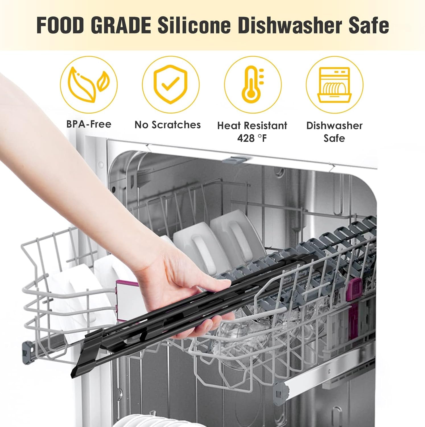 Small Triangle Roll-Up Dish Drying Rack with Silicone Coating Stainless Steel Frame for Sink Corners, Multipurpose Over-The-Sink Kitchen Drainer & Organizer for Space-Saving Storage (Black)