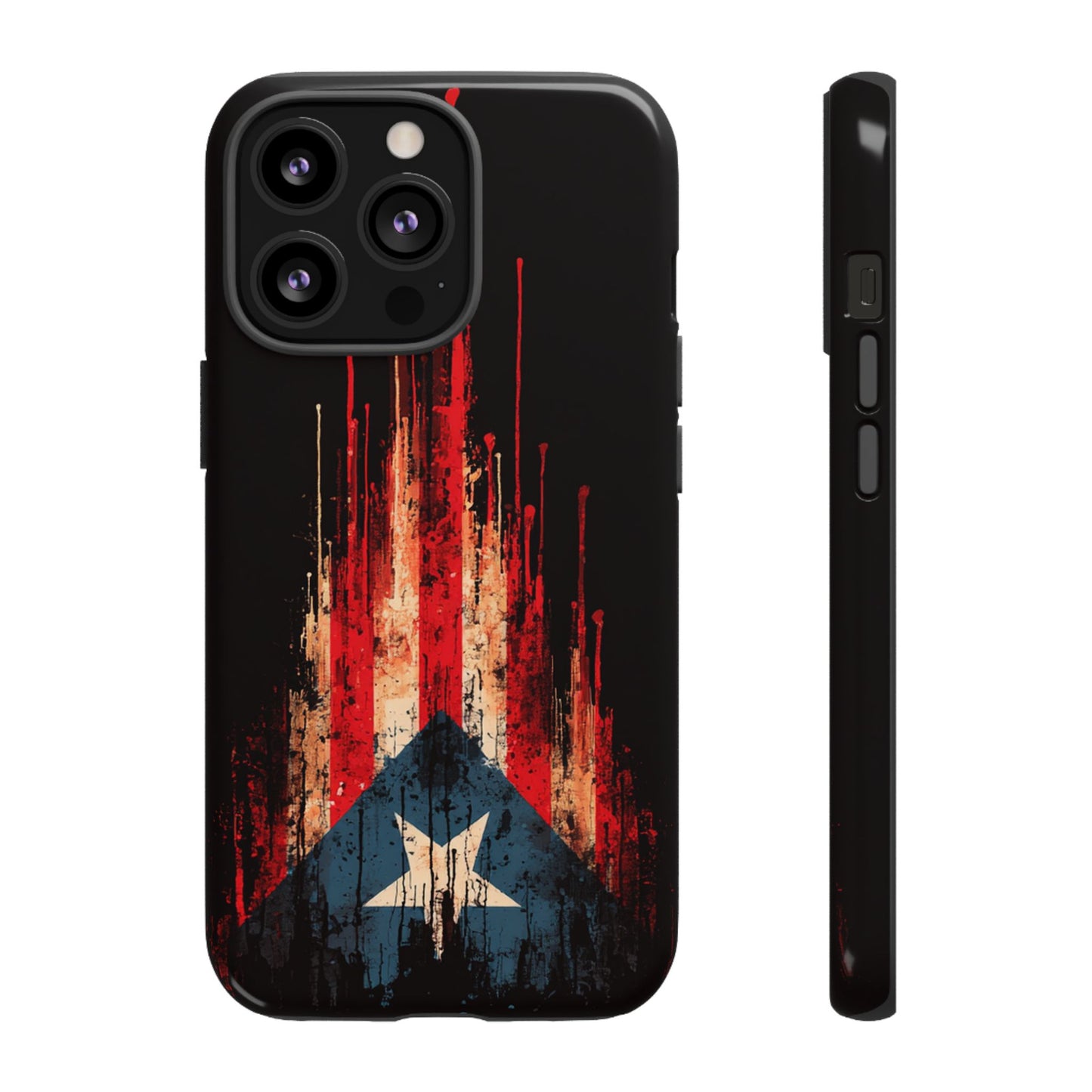 Puerto Rico Flag Phone Case | Distressed Puerto Rican Flag Tough Case | Boricua Pride Protective iPhone Samsung Cover