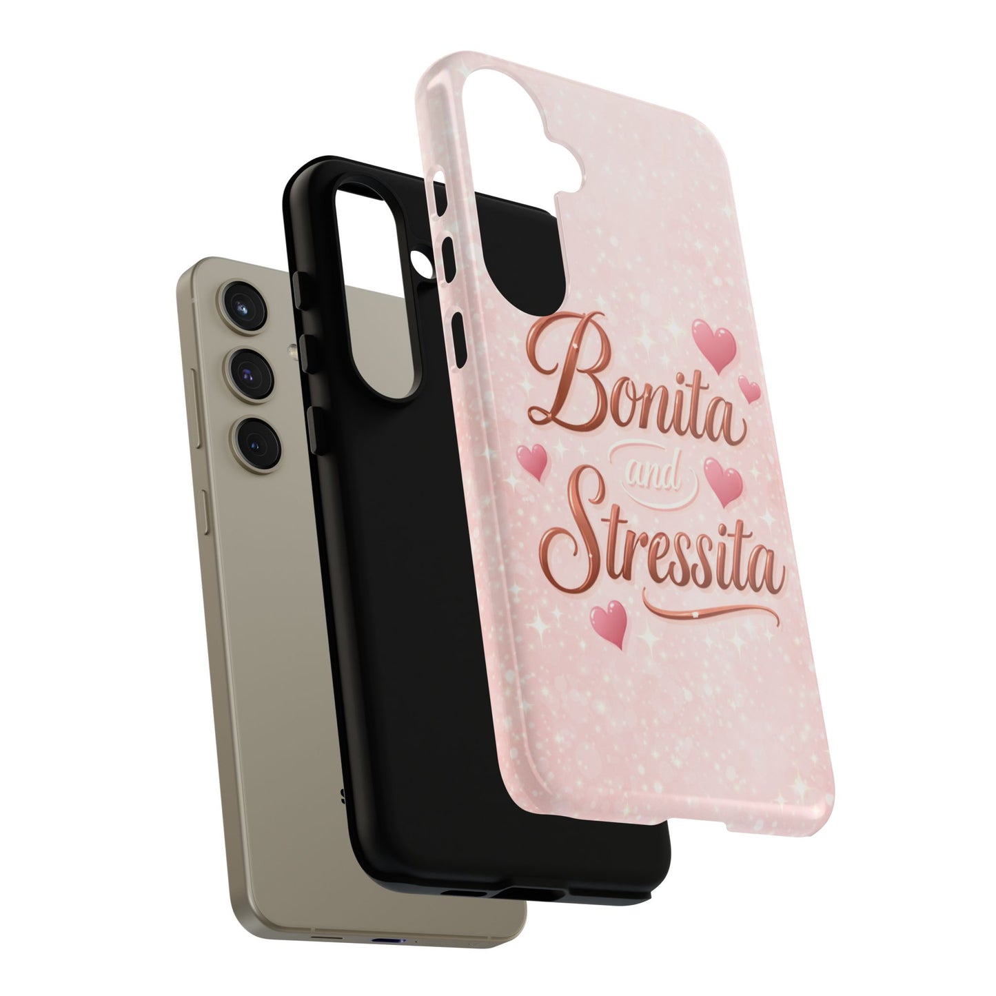 Bonita Stressita Phone Case Cute Latina Aesthetic Pink Coquette Case