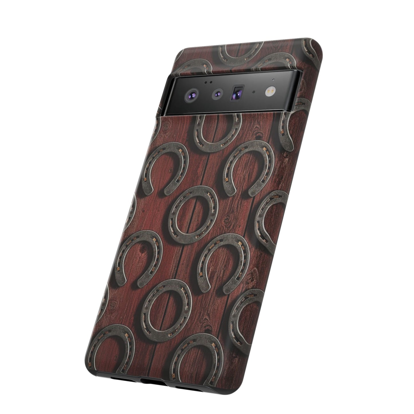 Rustic Horseshoe Western Phone Case – Cowboy Country Ranch Tough Case