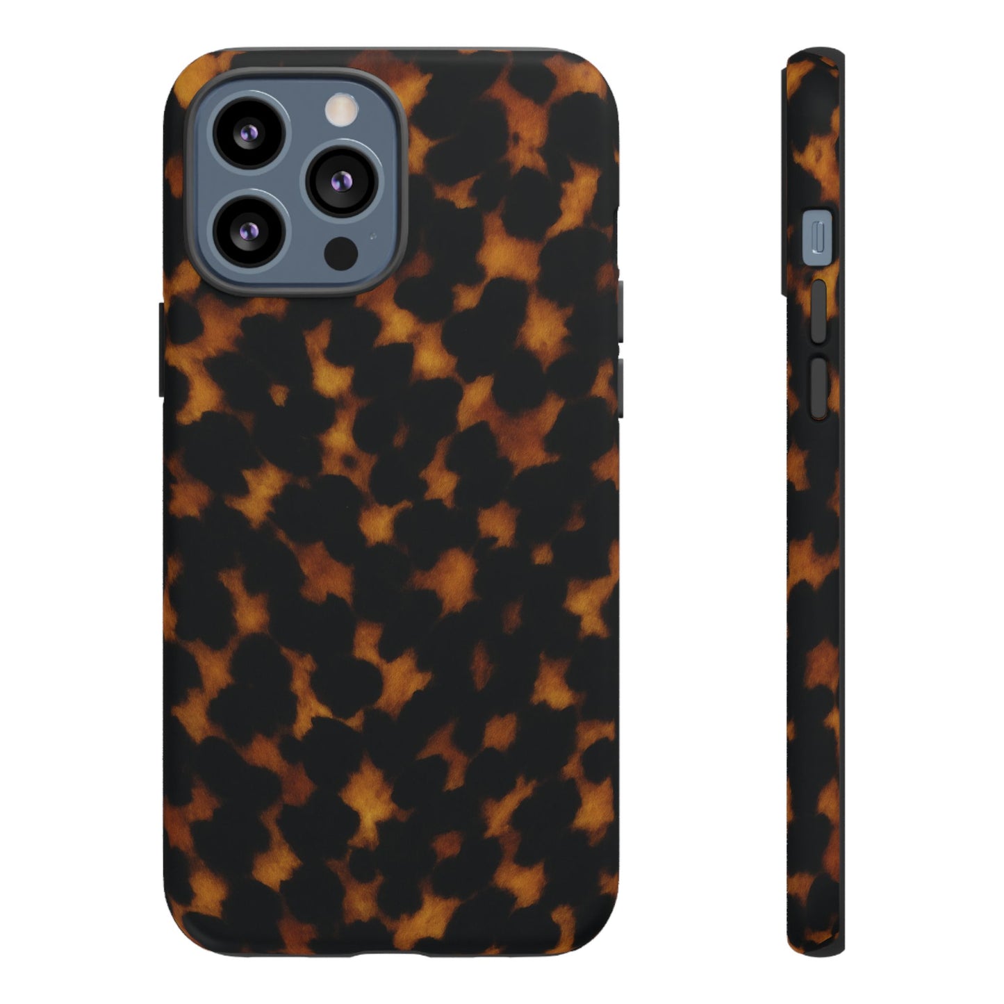 Tortoiseshell Phone Case – Brown Leopard Pattern Luxury Tough Protective Case