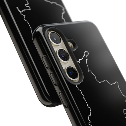 Colombia Outline Phone Case – Minimal Country Map Tough Case (iPhone, Samsung, Pixel)
