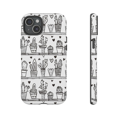 Cactus Succulent Phone Case Cute Plant Aesthetic iPhone Samsung Cover
