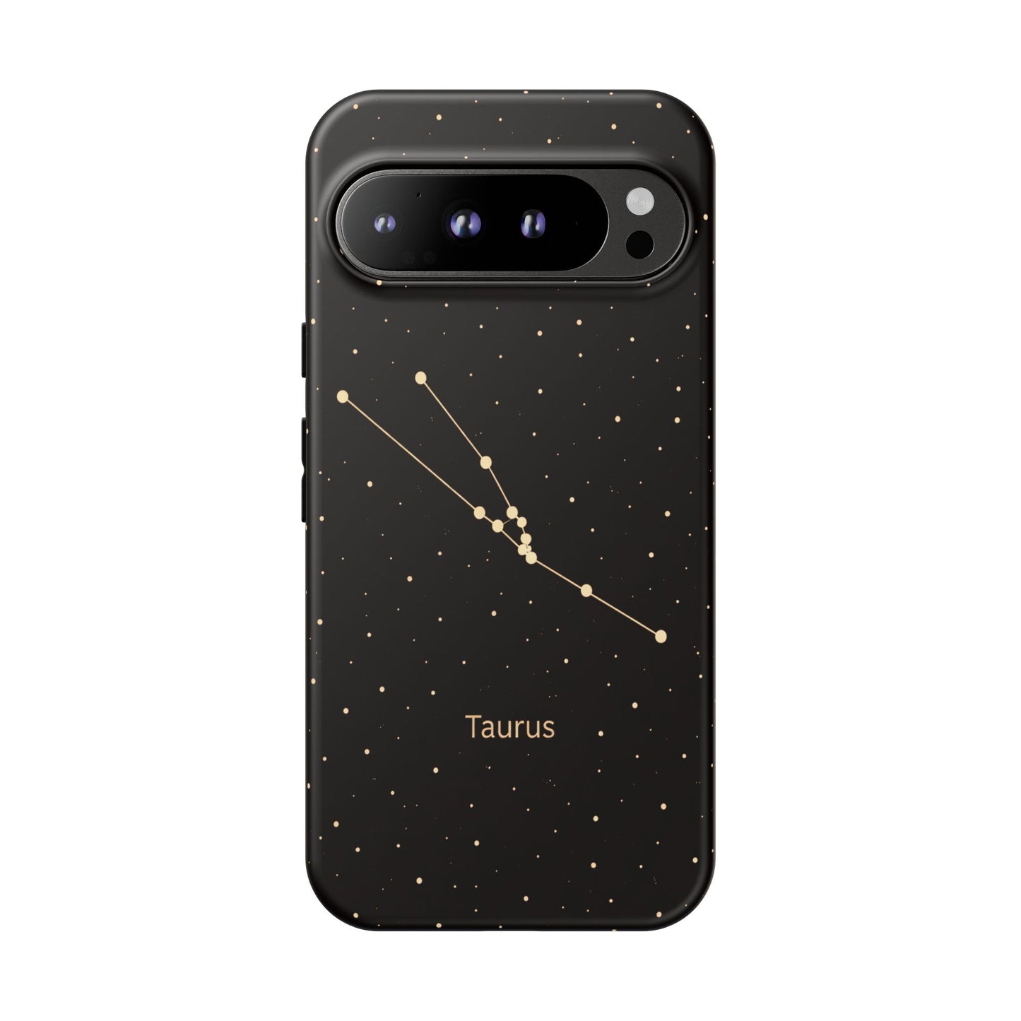 Taurus Zodiac Constellation Phone Case – Luxe Gold Celestial Cover