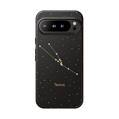 Taurus Zodiac Constellation Phone Case – Luxe Gold Celestial Cover