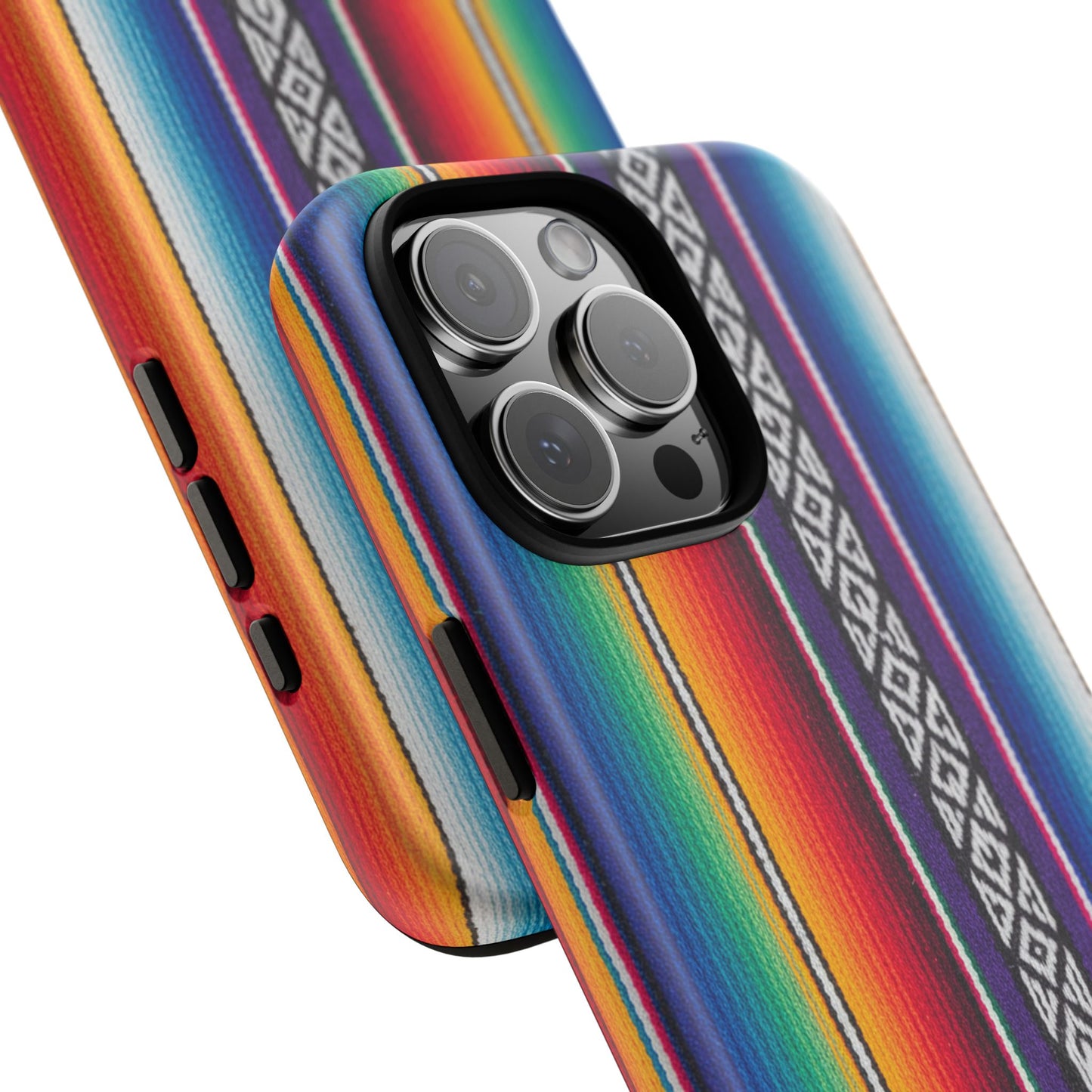 Serape Stripe Phone Case – Colorful Mexican Blanket Pattern Tough Case