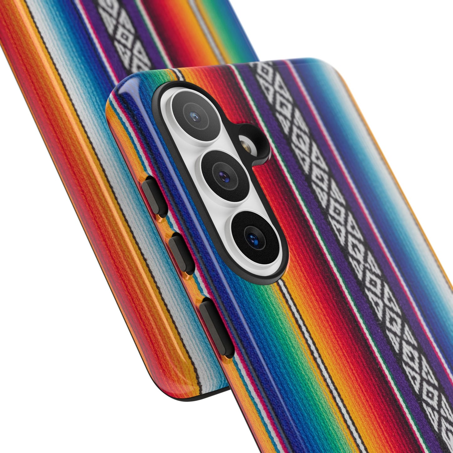Serape Stripe Phone Case – Colorful Mexican Blanket Pattern Tough Case