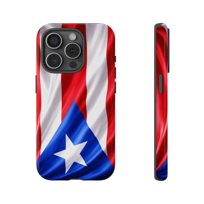 Puerto Rico Flag Phone Case | Boricua Pride Tough Case | Puerto Rican Flag Protective Cover for iPhone & Samsung