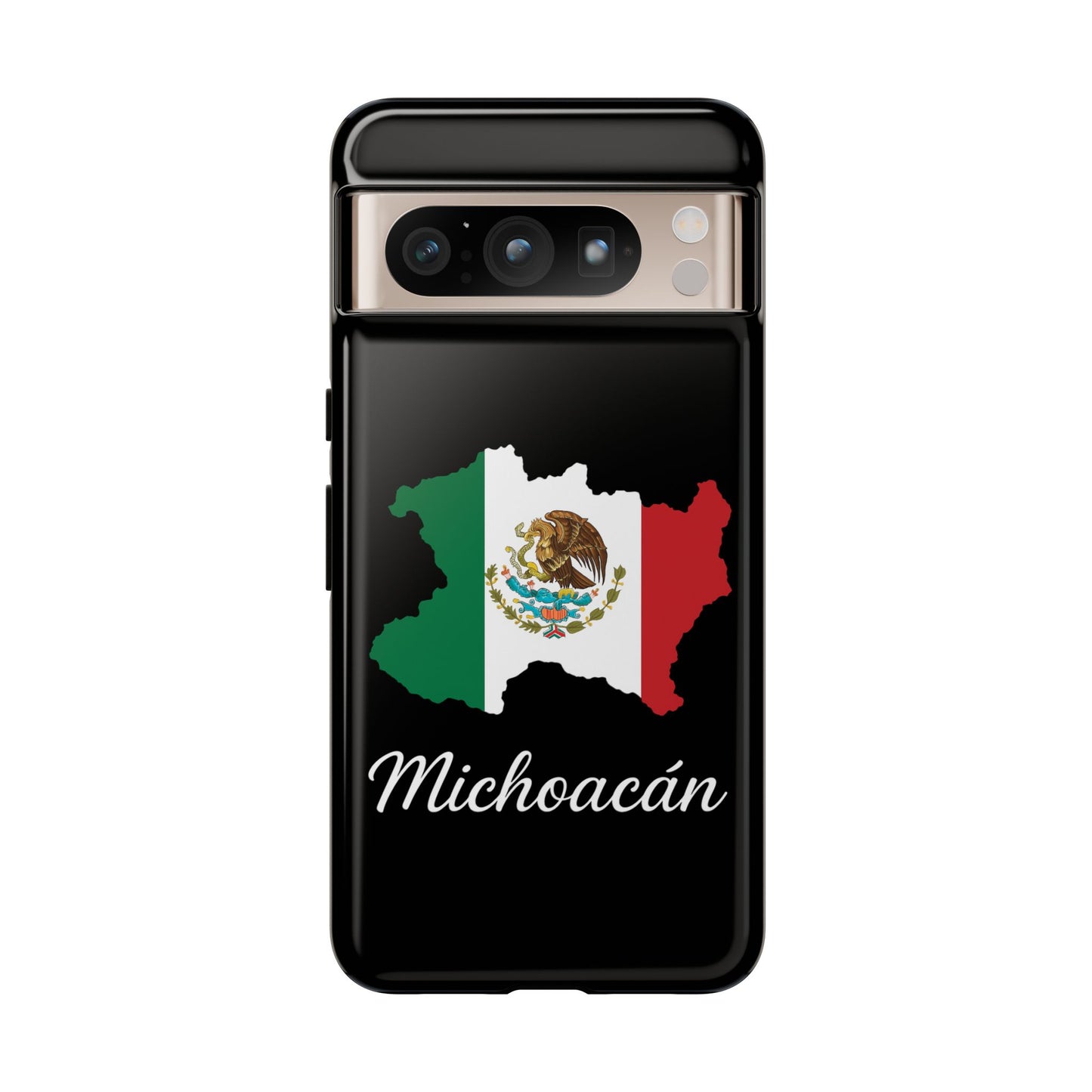 Michoacán Mexico Flag Map Phone Case | Mexican American Pride Tough Case for iPhone & Samsung