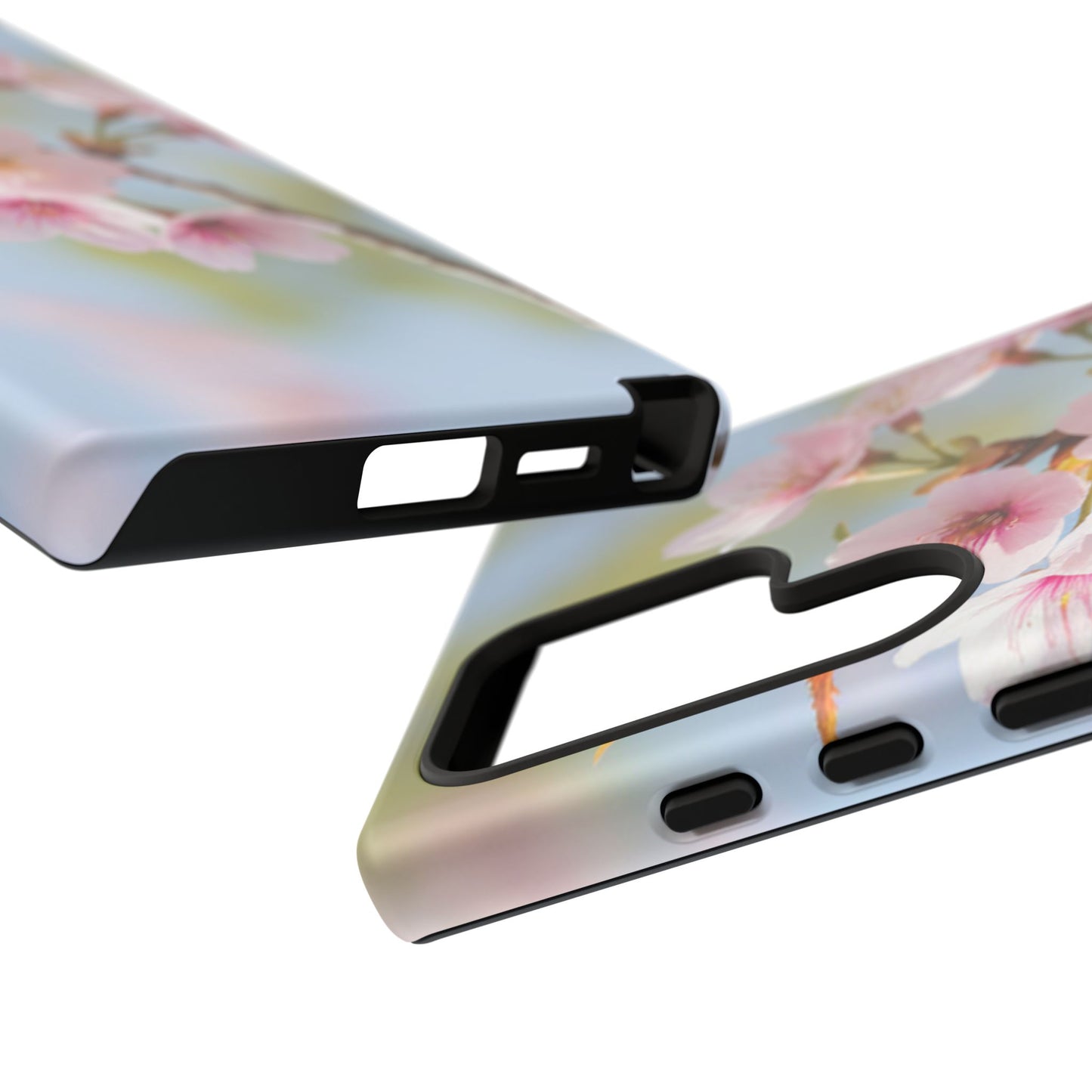 Cherry Blossom Phone Case – Pink Floral Tough Case (iPhone, Samsung Galaxy, Pixel)