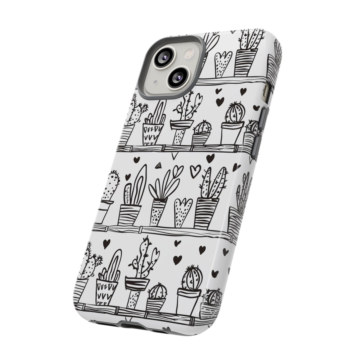 Cactus Succulent Phone Case Cute Plant Aesthetic iPhone Samsung Cover