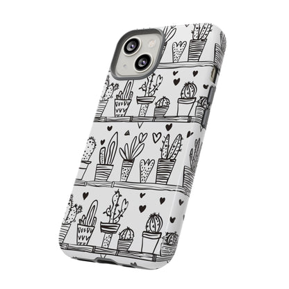 Cactus Succulent Phone Case Cute Plant Aesthetic iPhone Samsung Cover