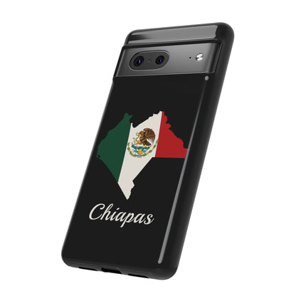 Chiapas Mexico Flag Map Phone Case | Mexican American Pride Tough Case for iPhone & Samsung